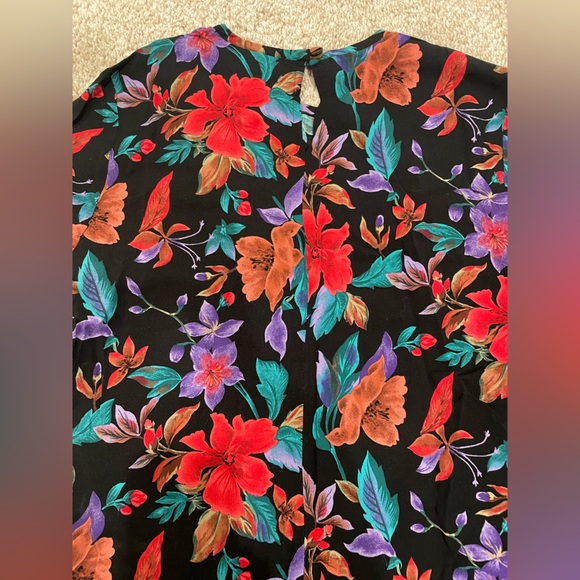 Vintage Sag Harbor Floral Top -Small - Picture 5 of 5